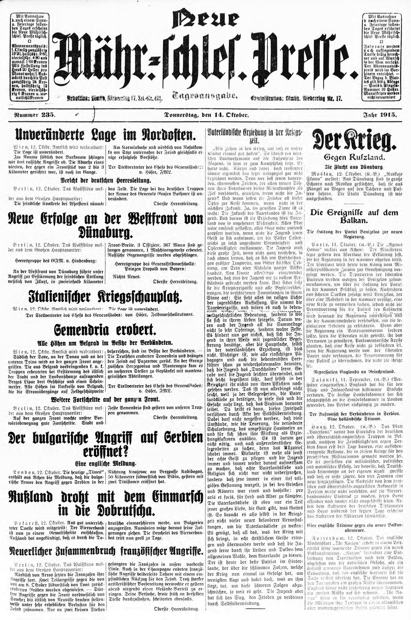 Schwarzes und weißes Foto eines Mannes in Anzug und Krawatte auf der Titelseite einer deutschen Zeitung, mit sichtbarem Text und einem ernsten Gesichtsausdruck.